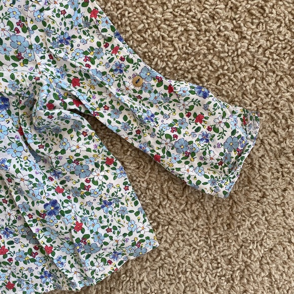 NWT Zara Baby Floral Button-Up Blouse Top - Easter Dress size 6-9 mo - Picture 5 of 9